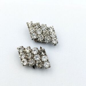 Vintage rhinestone shoe clips
